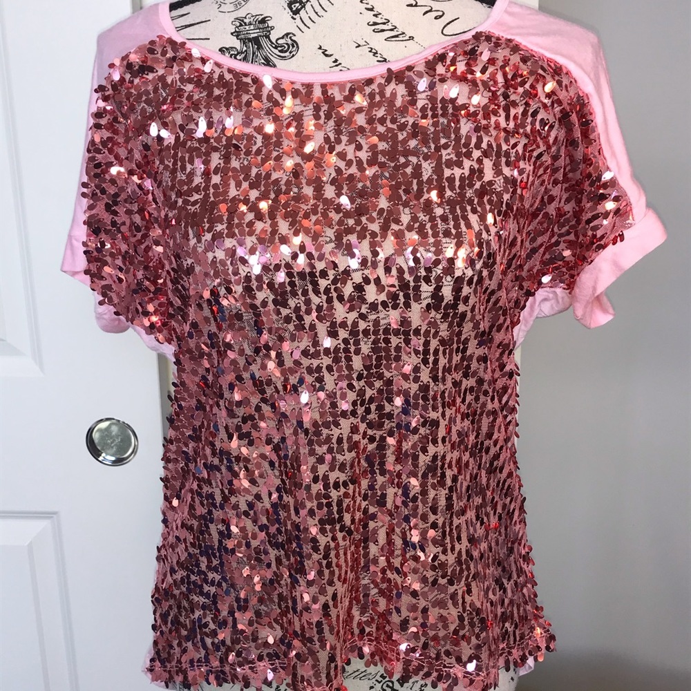 Body central pink blouse
